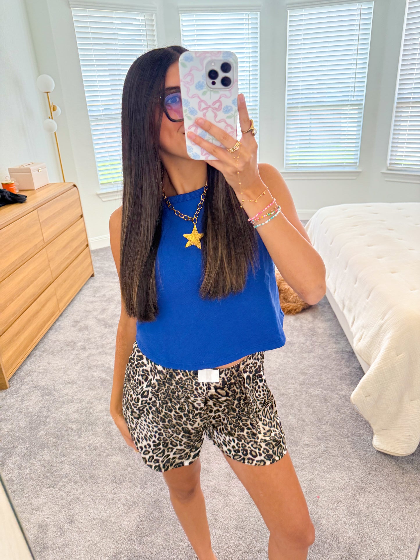 chic leopard shorts