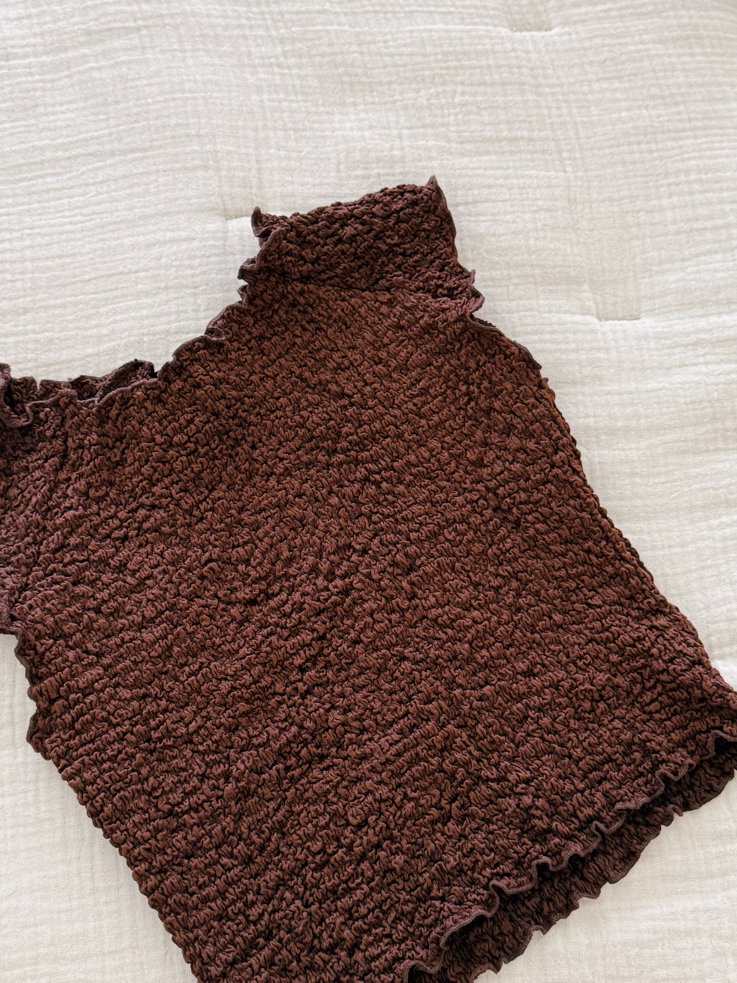 the Clara textured top