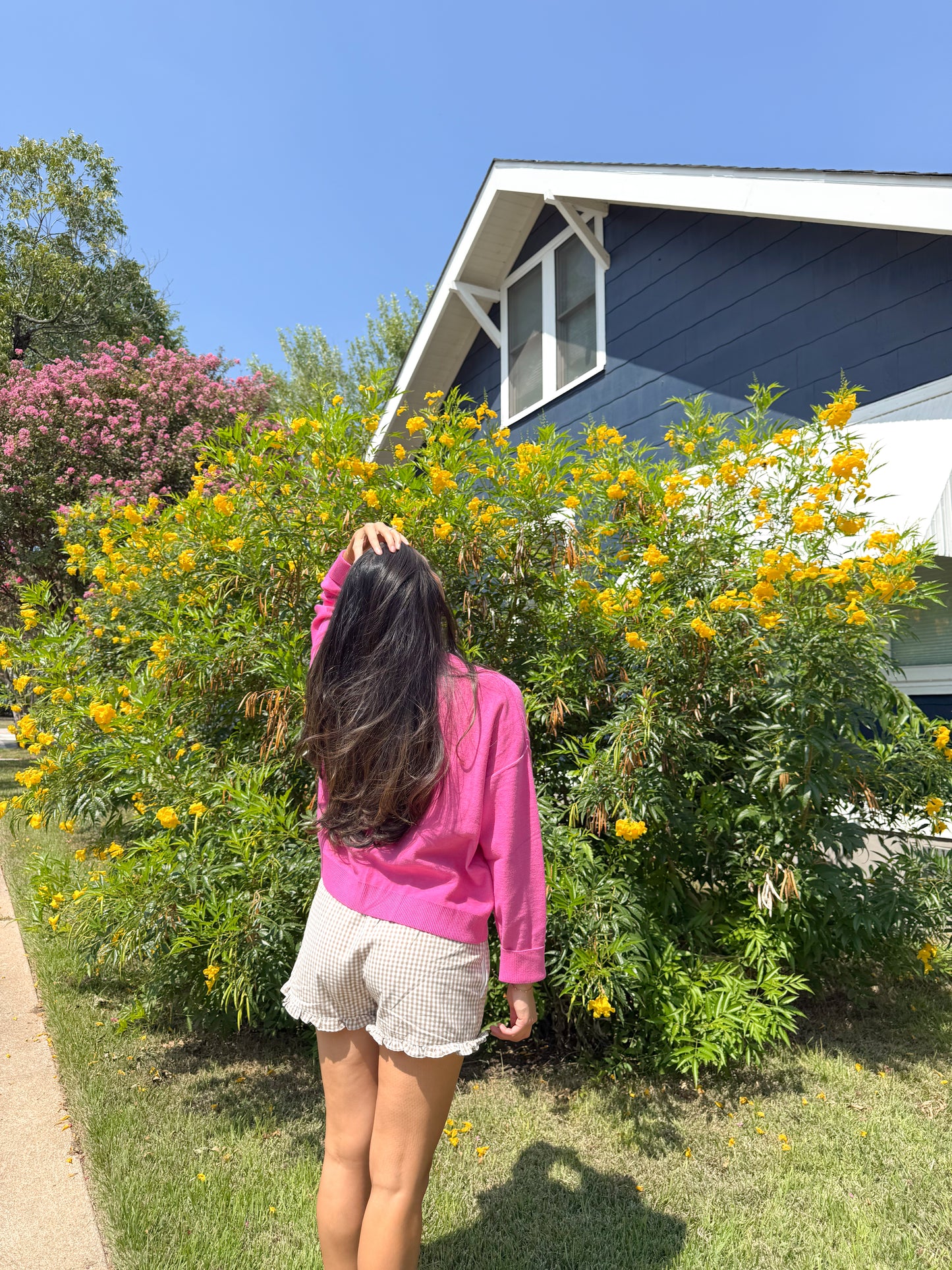 the Rory sweater -FUCHSIA