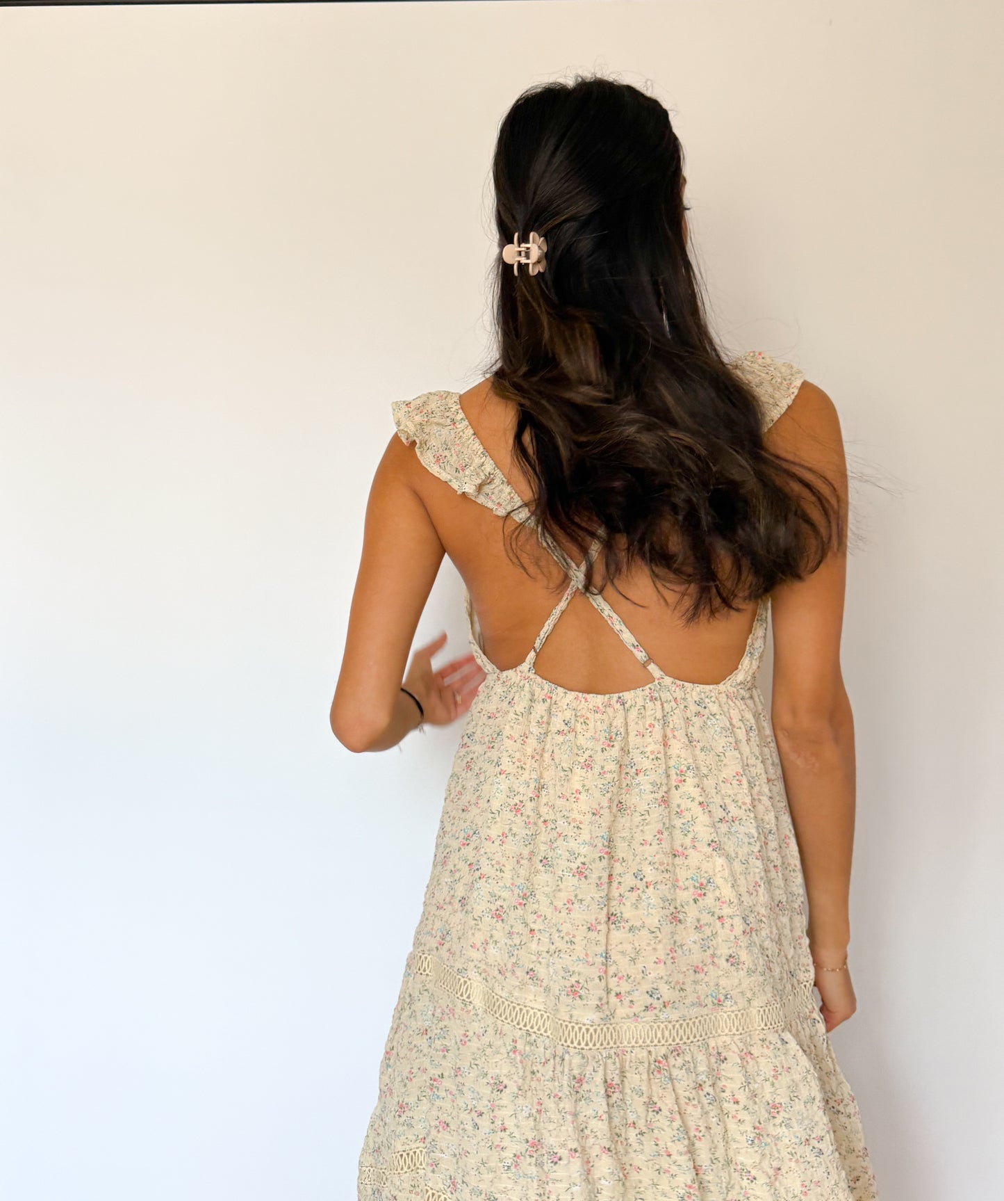 sunshine floral maxi dress