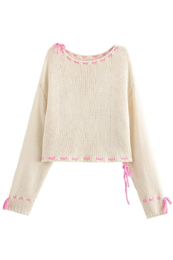 pinky gal sweater