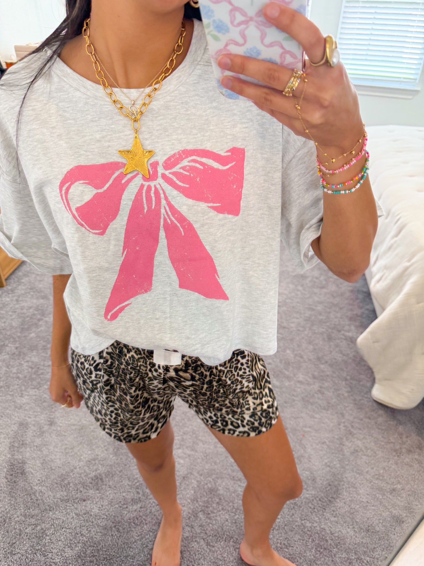 chic leopard shorts