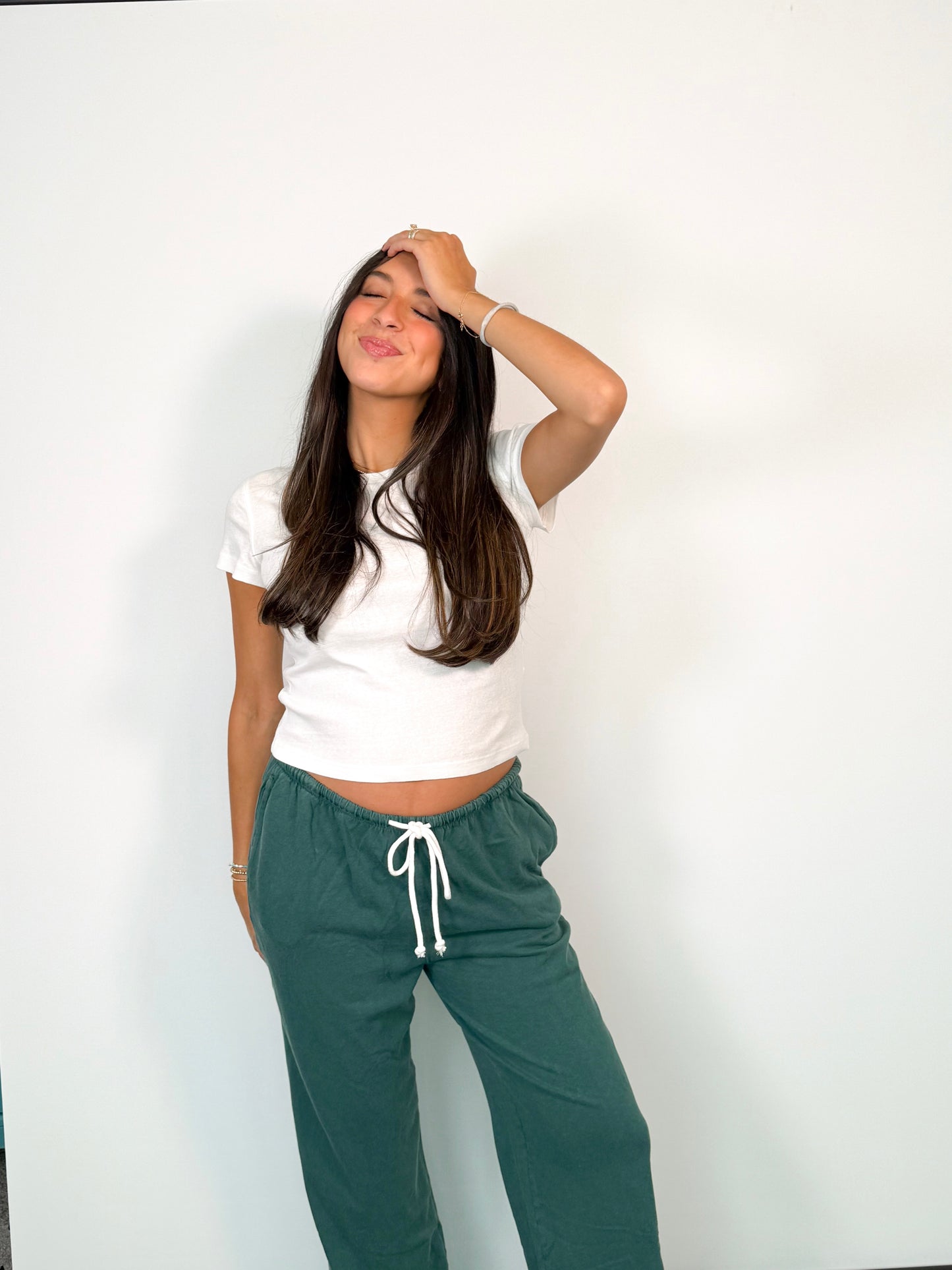 the Brandy drawstring pants -JADE
