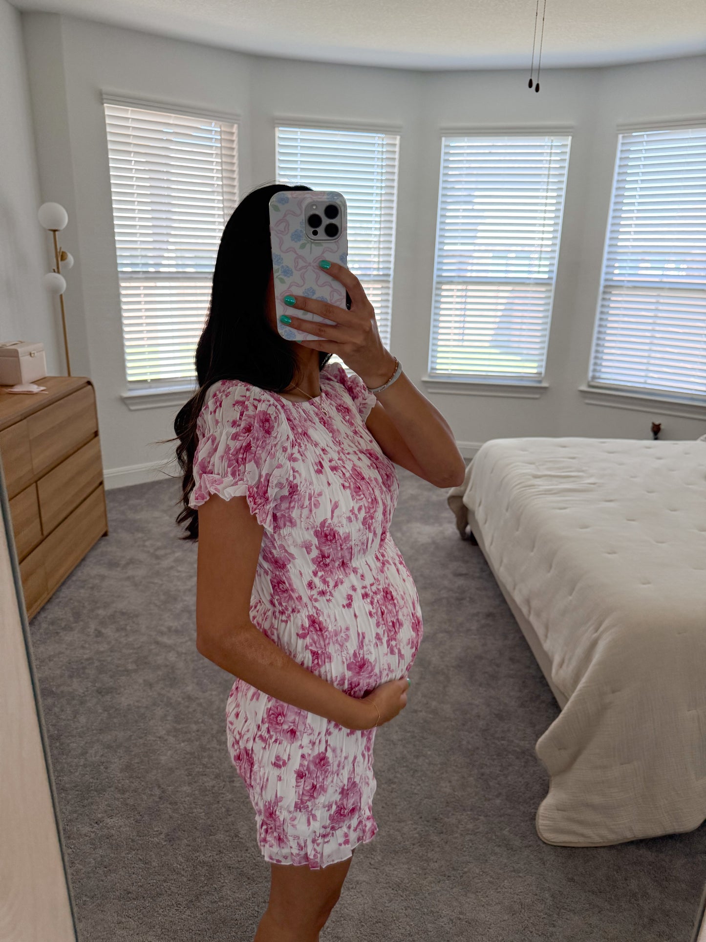heaven plum mini dress