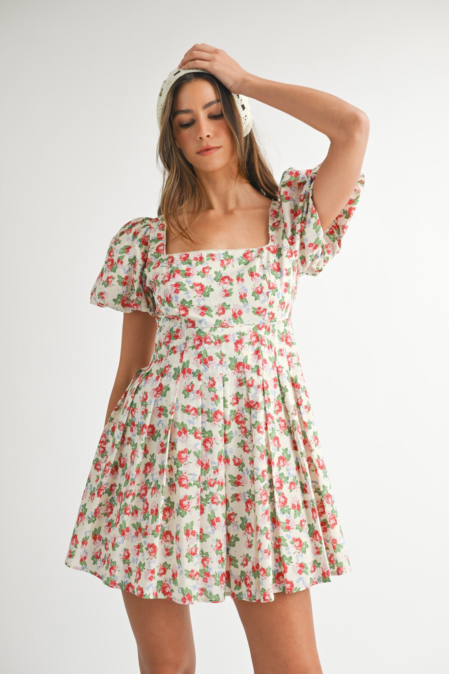 flower fields babydoll dress