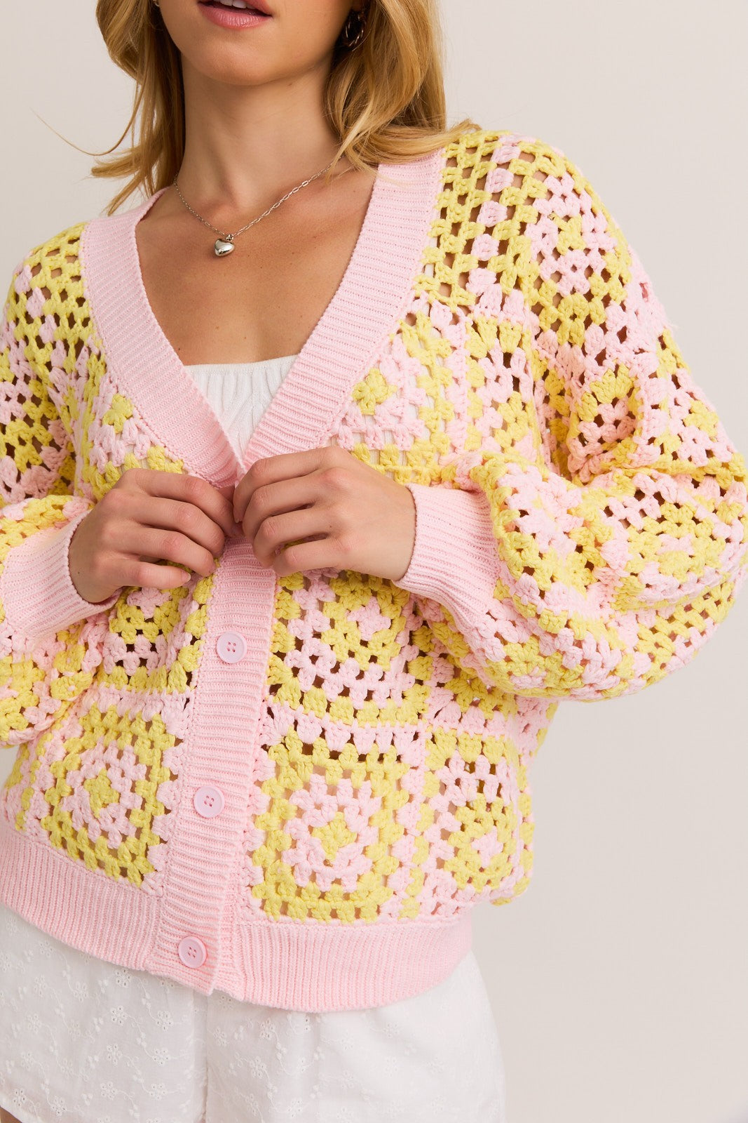 spring petal cardigan