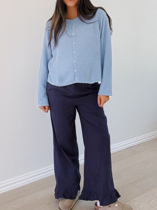 girly ruffle pants