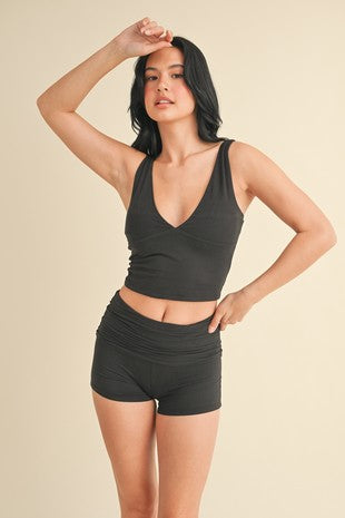soft knit jersey tank