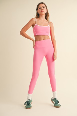 the active essential crop tank -PINK