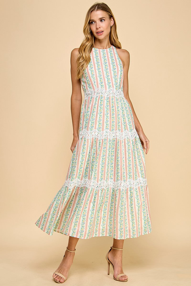girl brunch midi dress