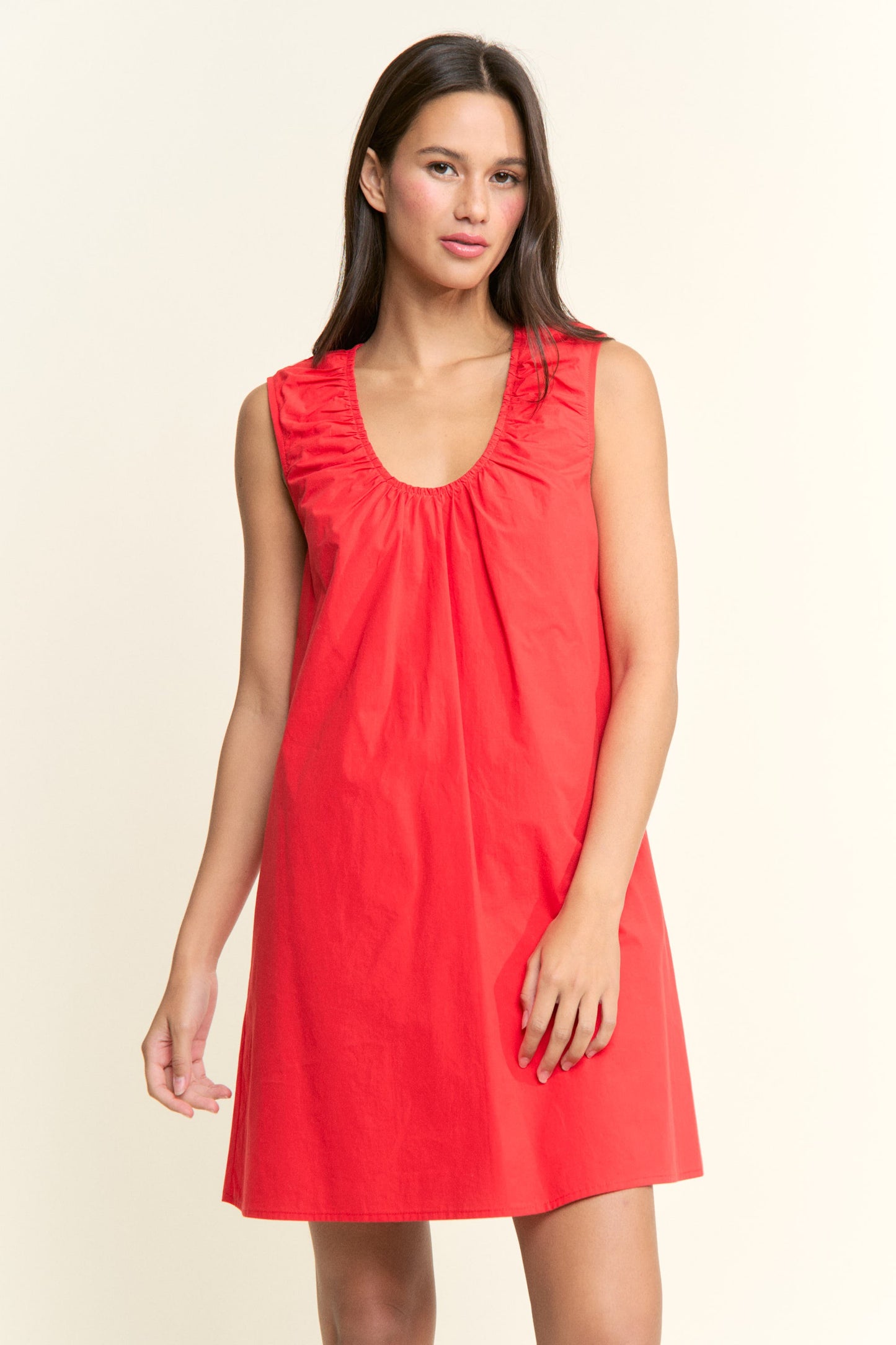 daily babydoll dress -RED