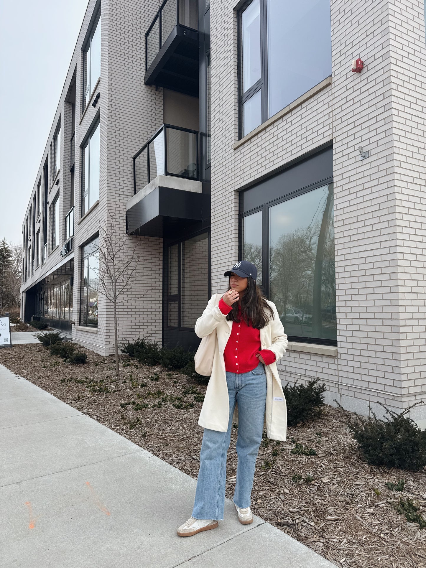 the Lorie cardigan -RED