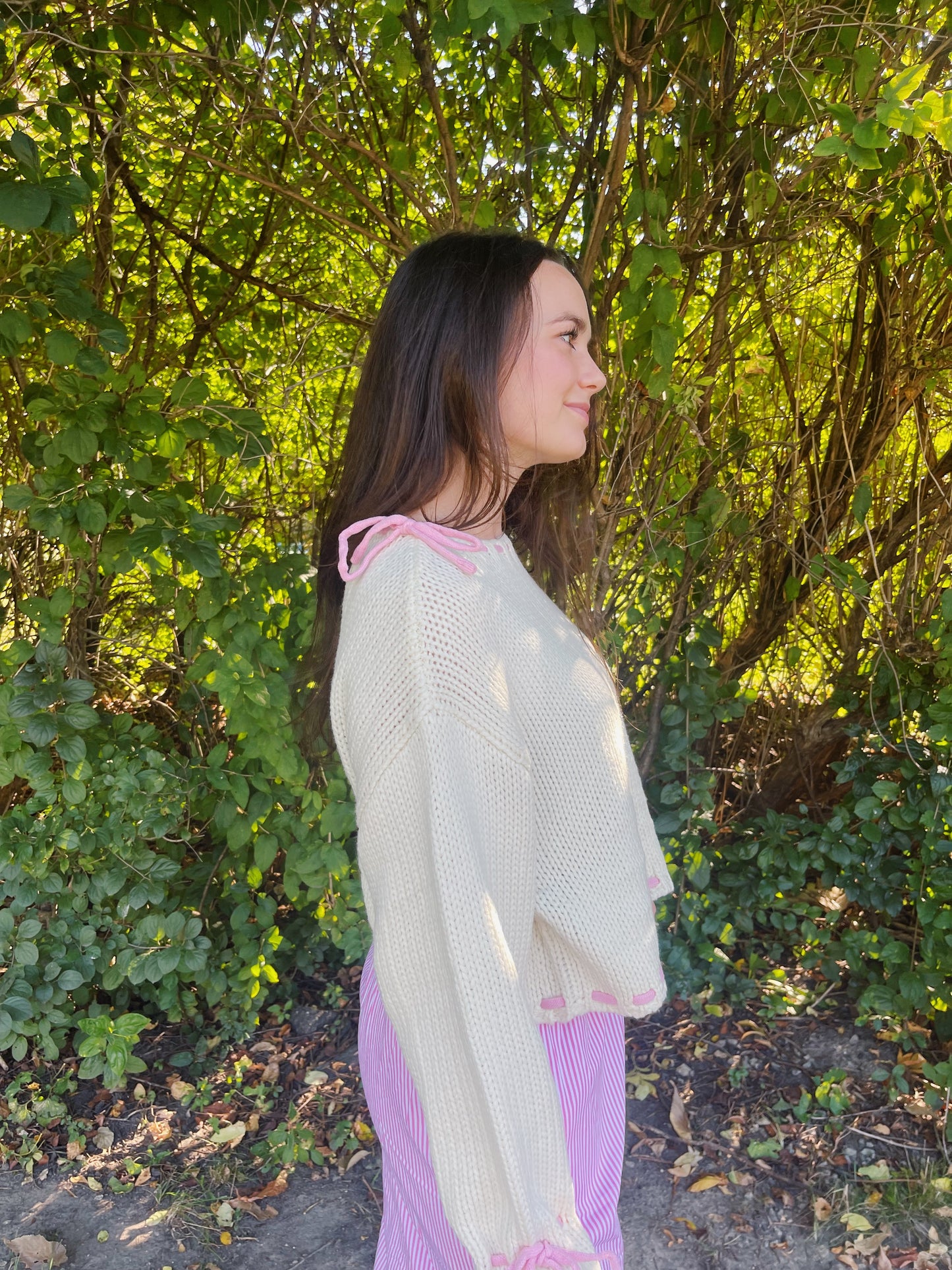 pinky gal sweater