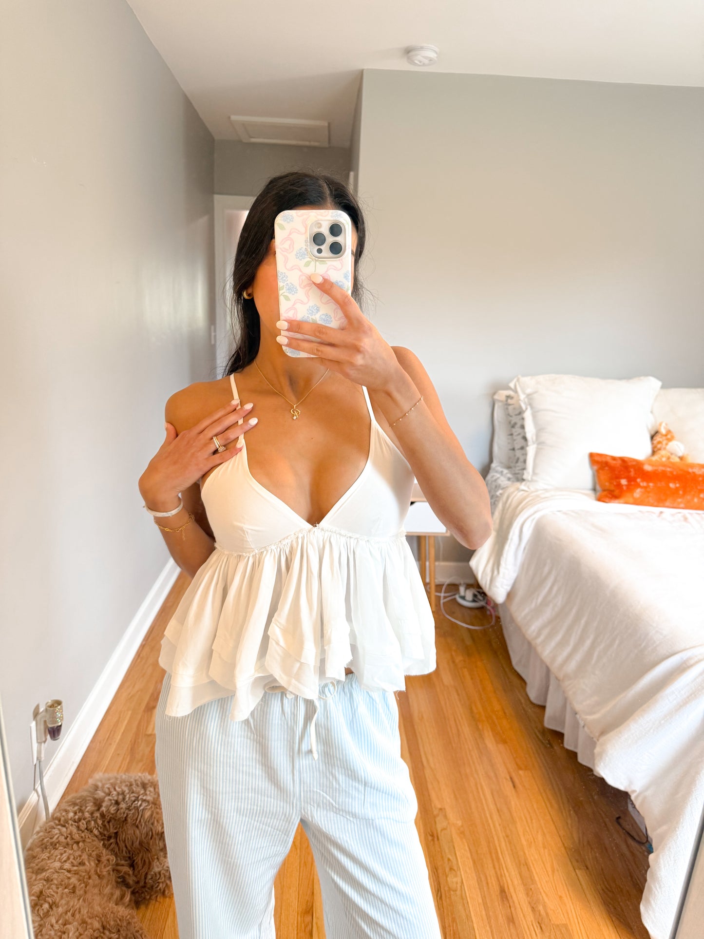 dainty lover babydoll top