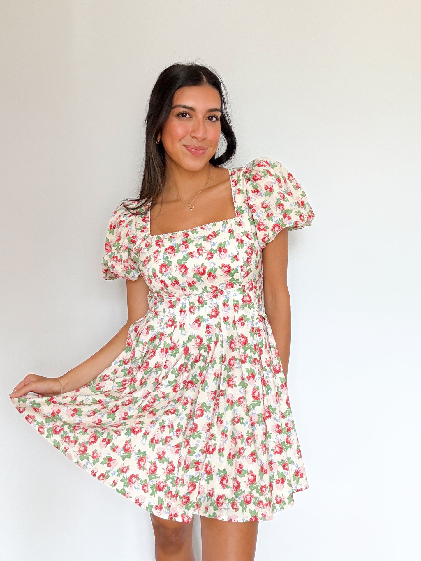 flower fields babydoll dress