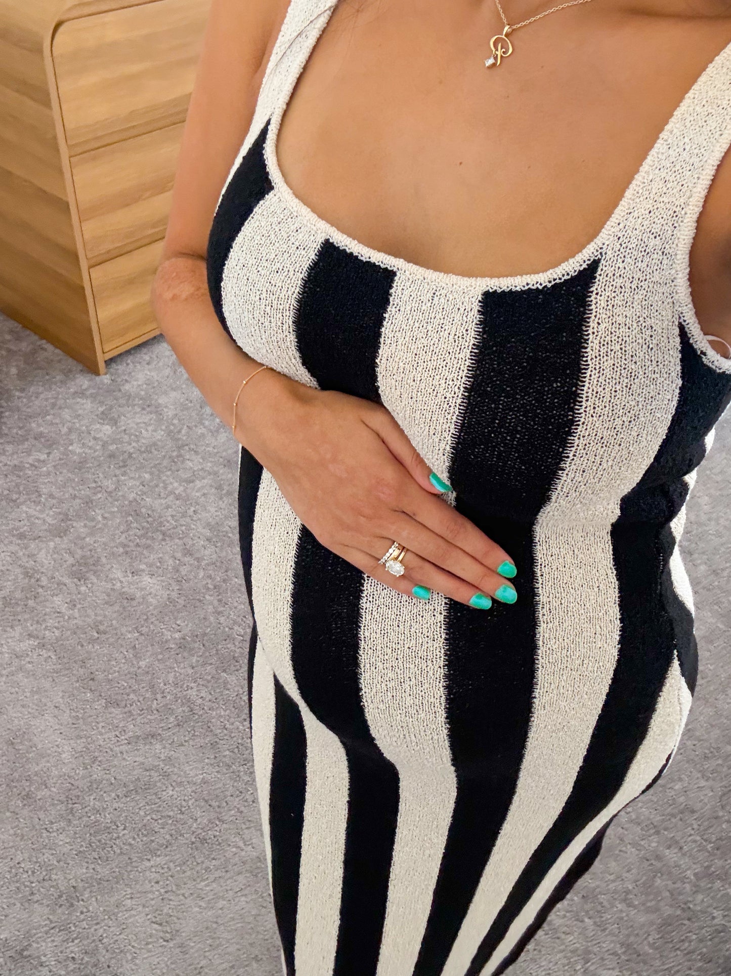 dreamy night maxi dress