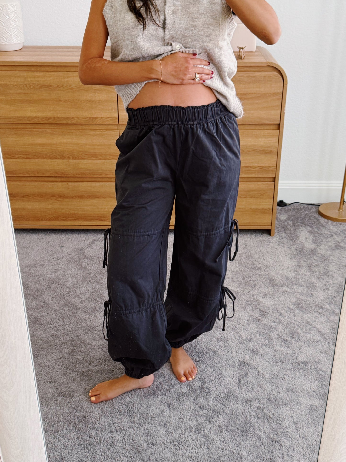 free bow cargo pants