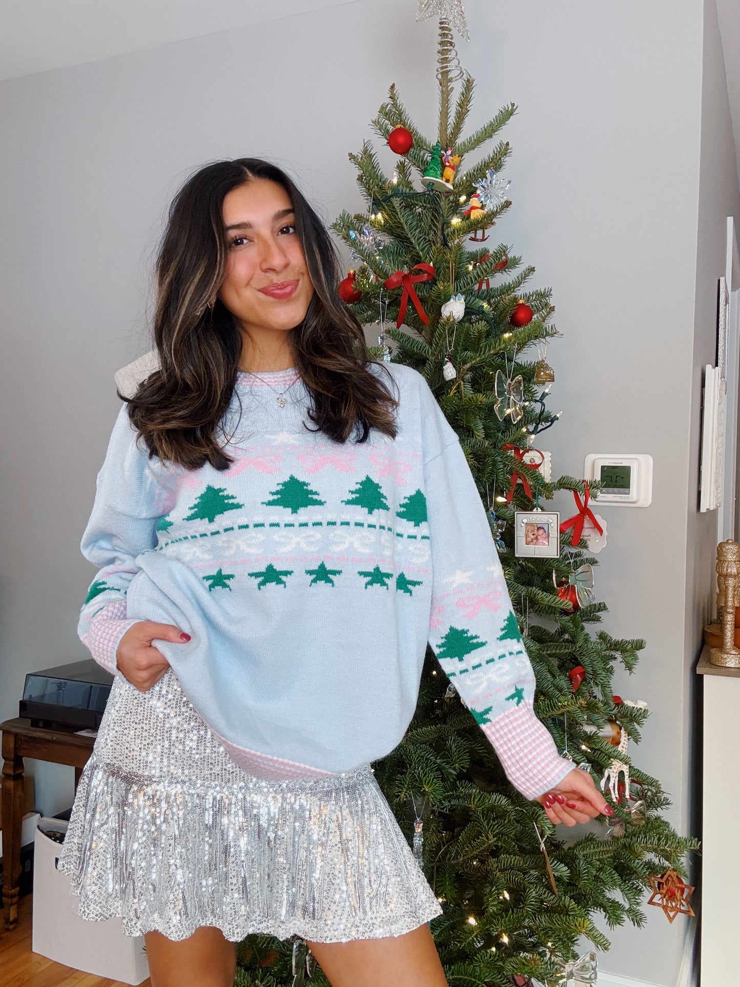 sparkly snow skirt