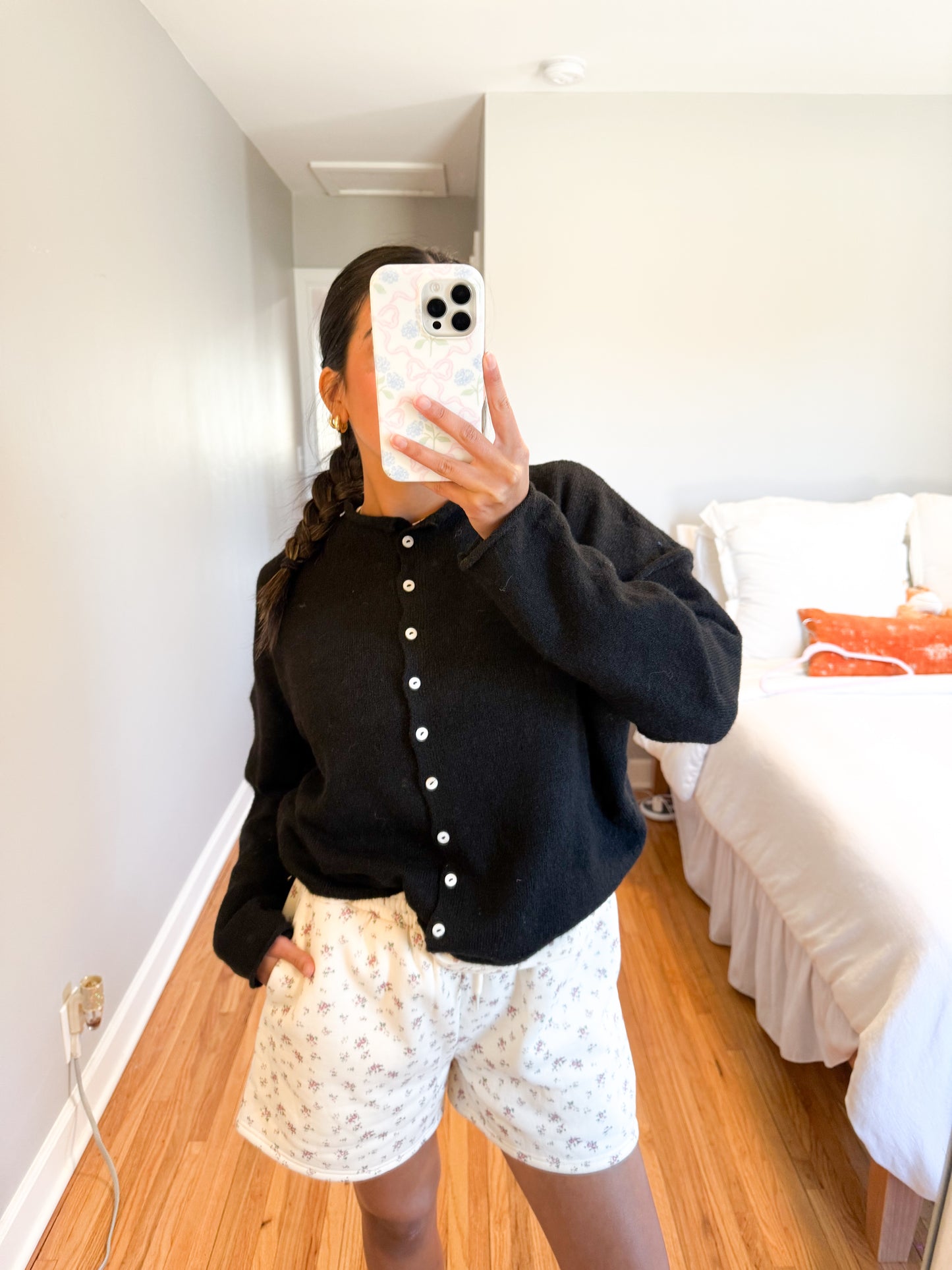 the Lorie cardigan -BLACK