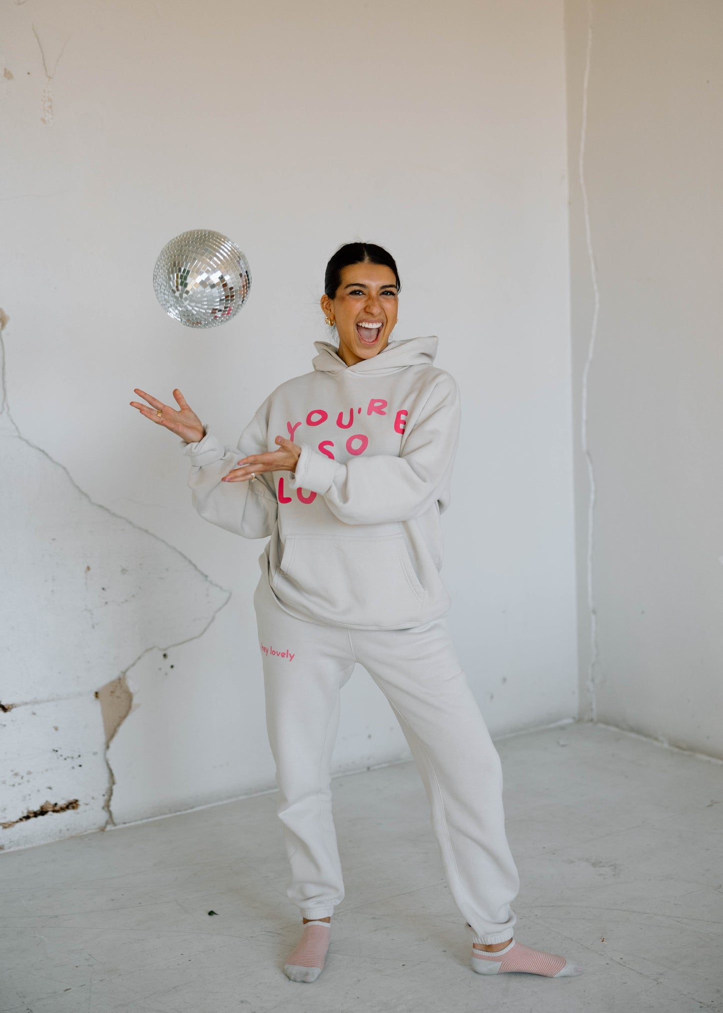 HEY LOVELY SWEAT SET -SWEATPANTS