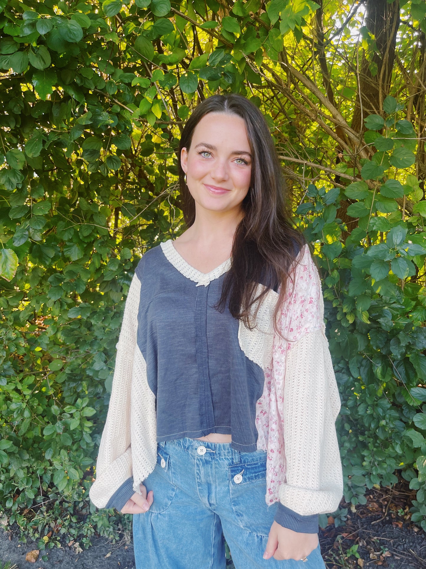 the Emily floral top