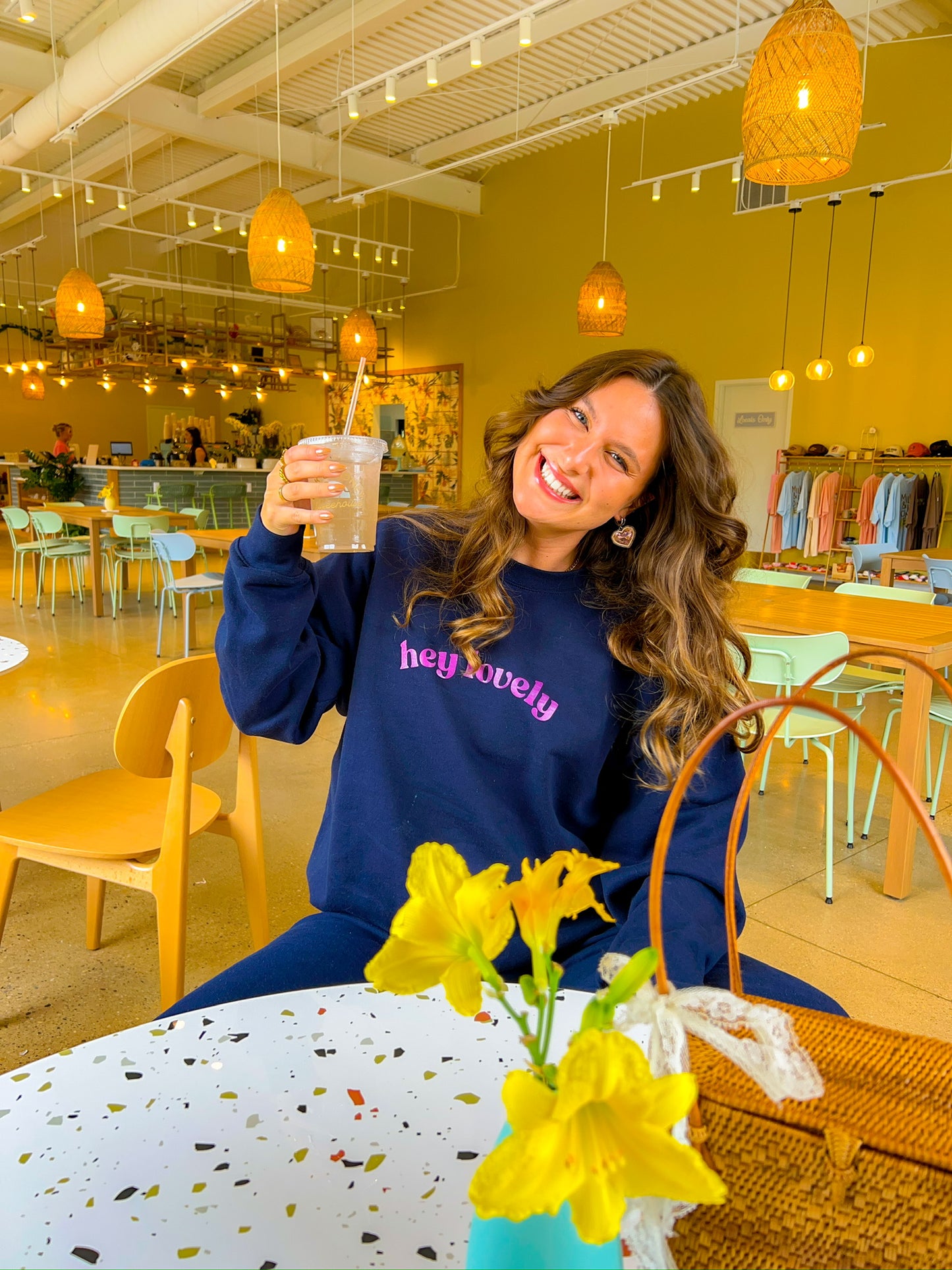 lovely club crewneck