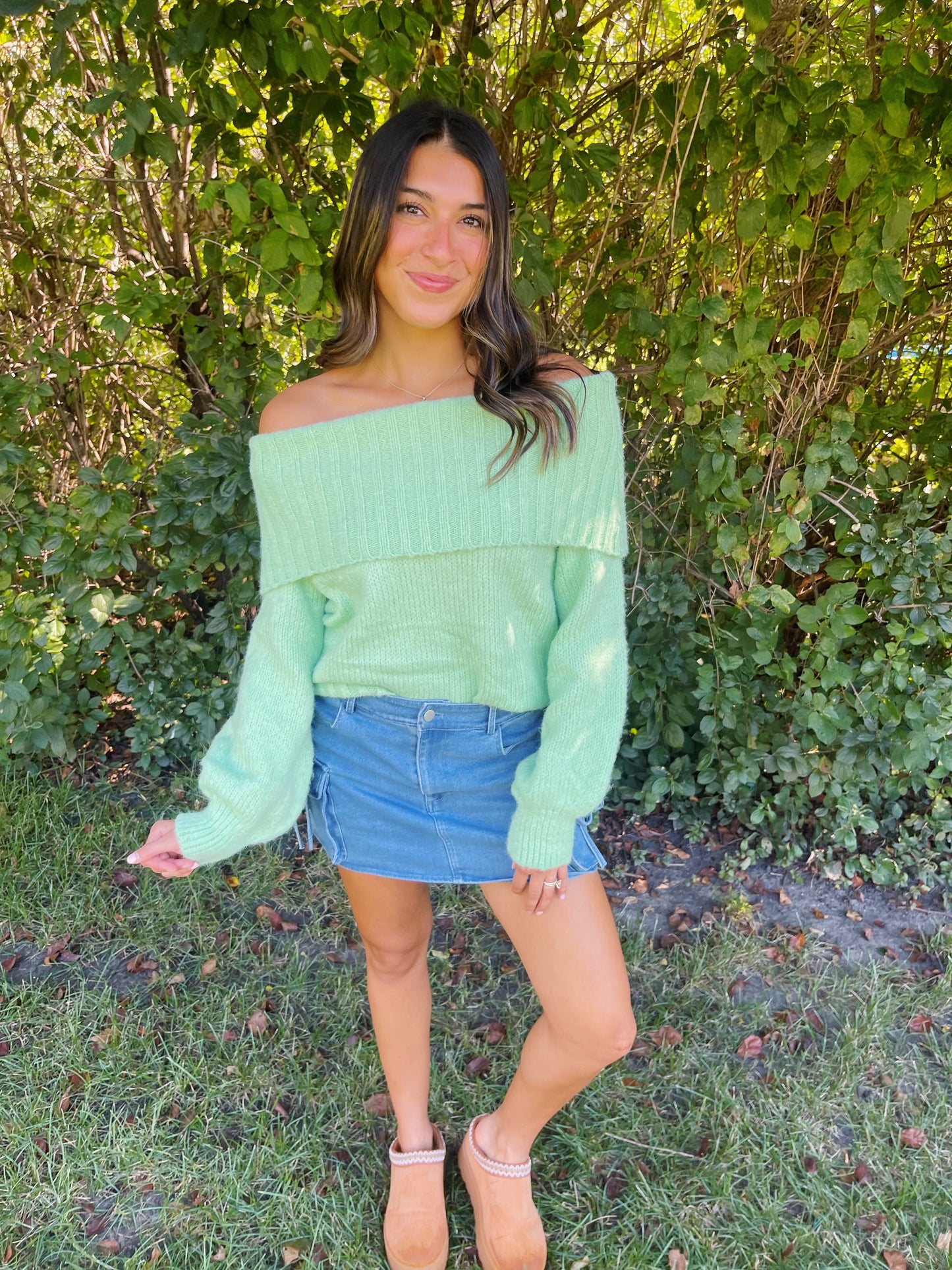 key lime sweater top