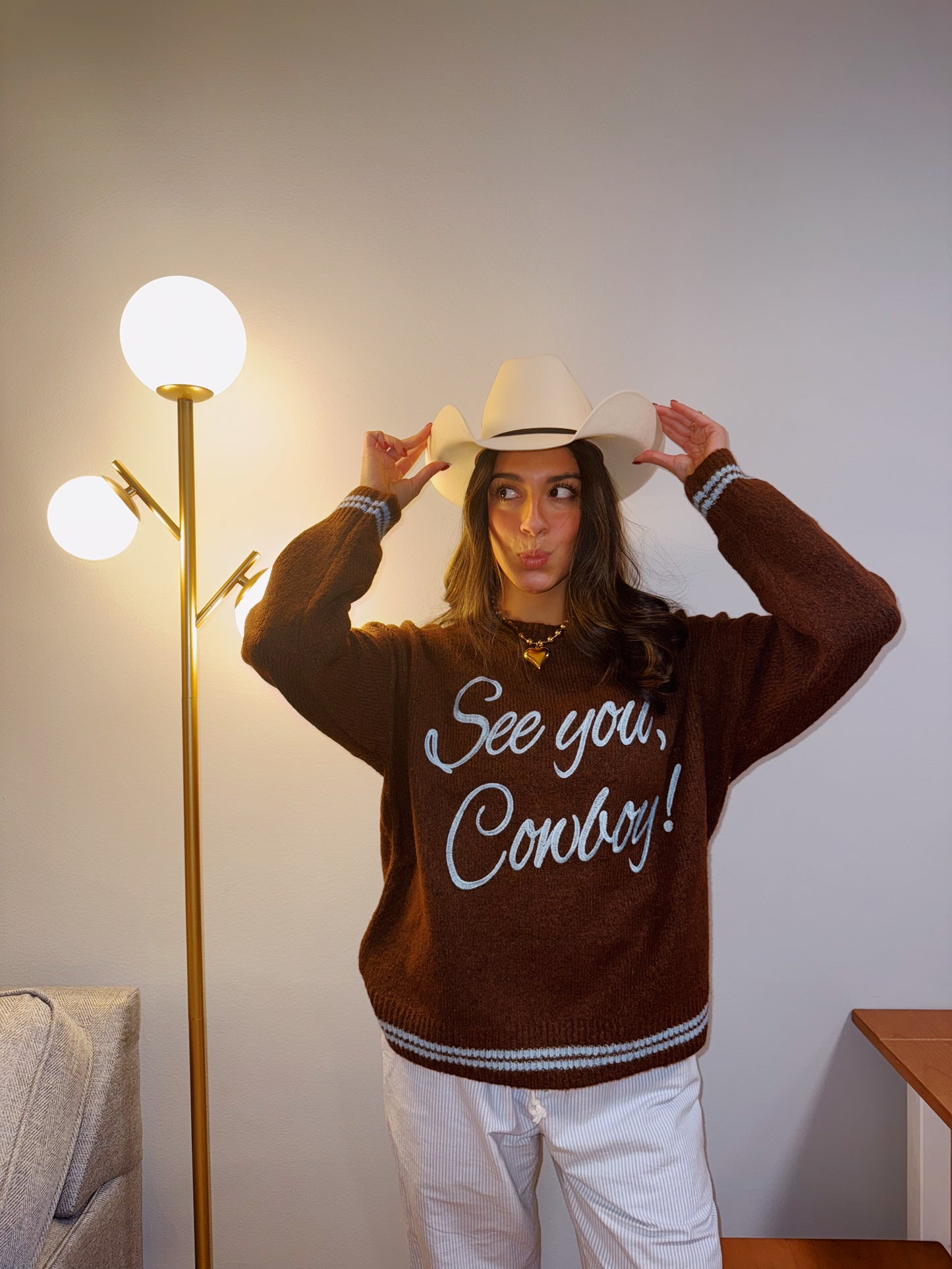 see ya cowboy knit