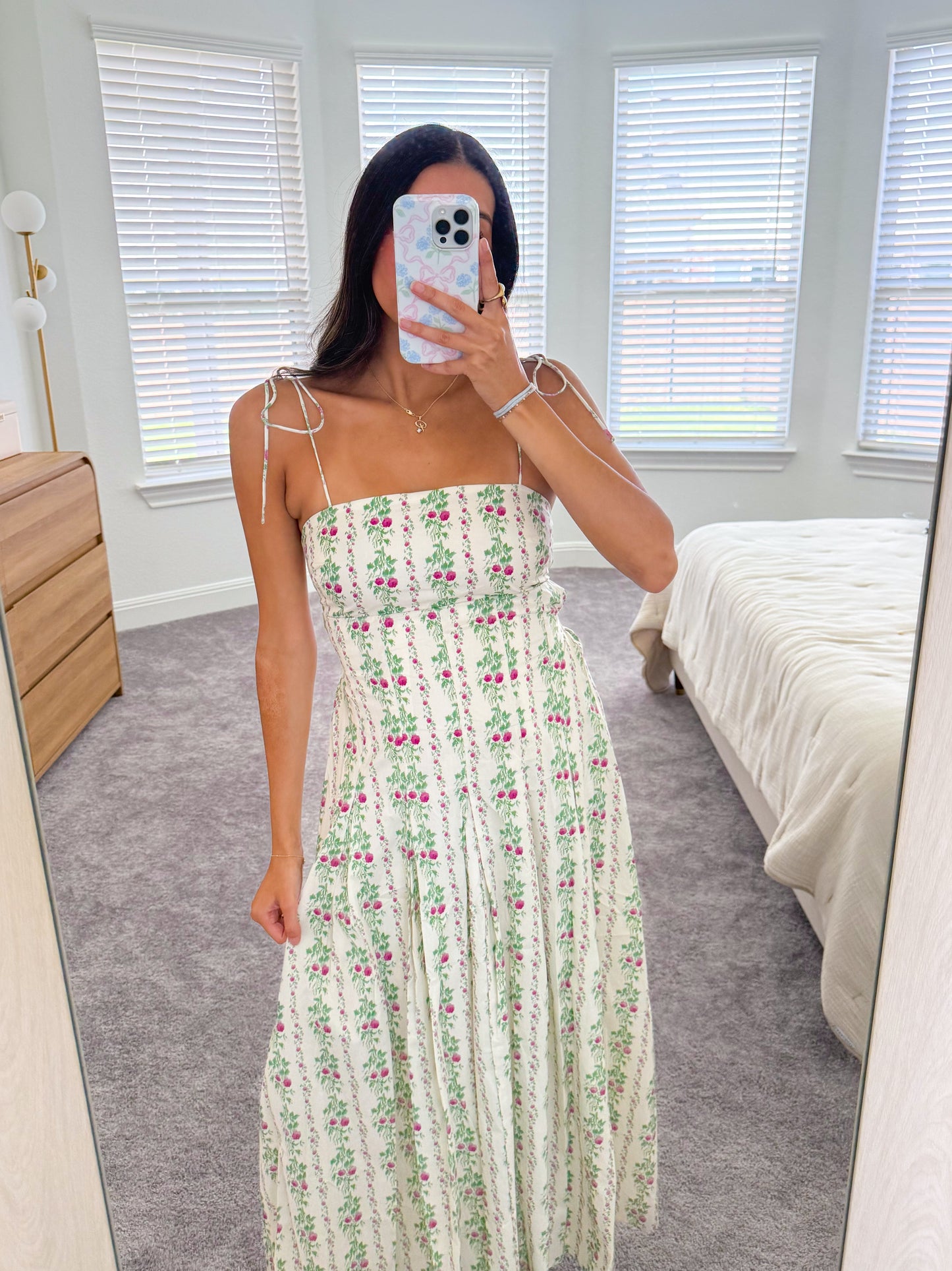 blossom belle midi dress