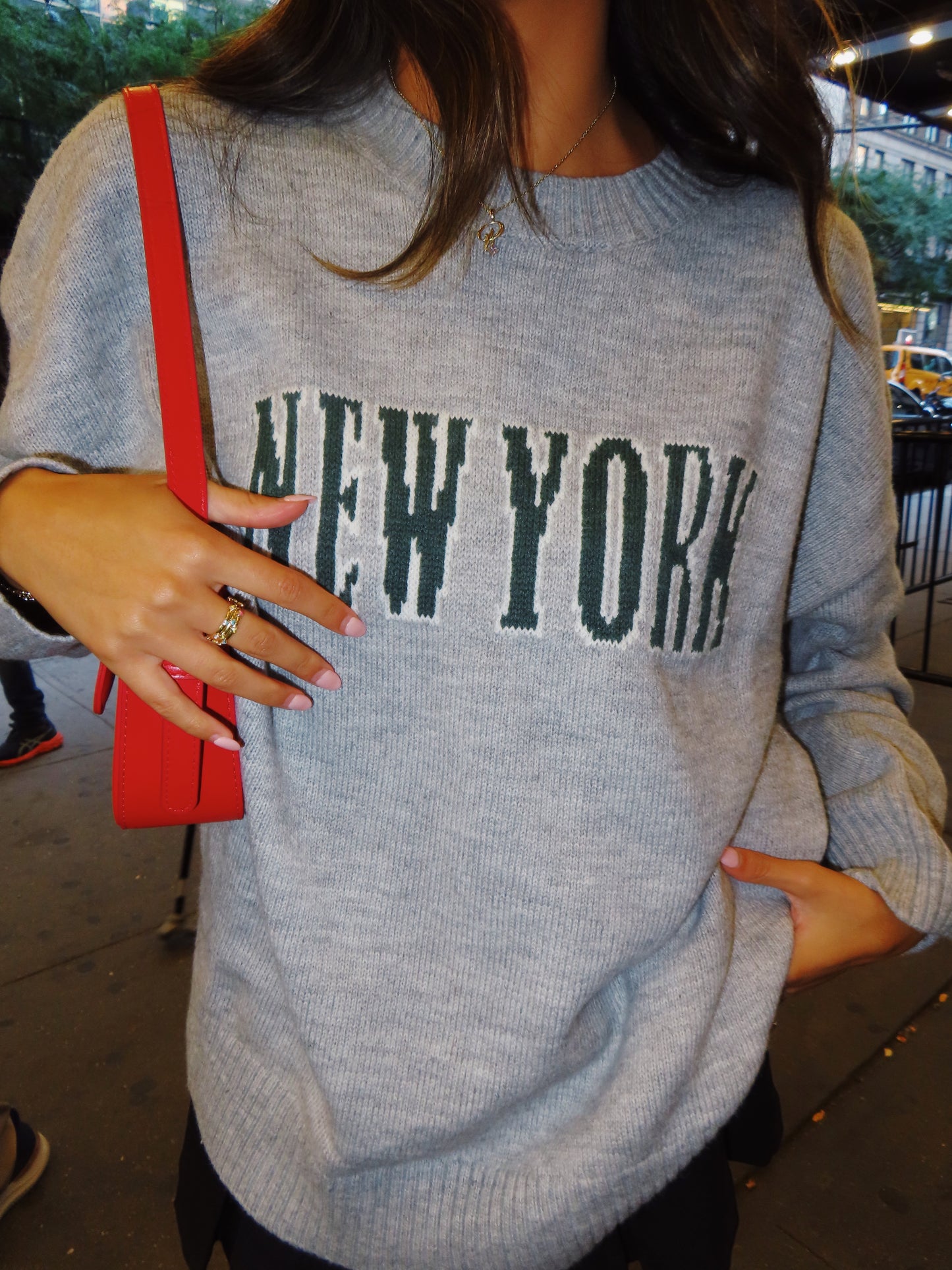 city girl oversized crew