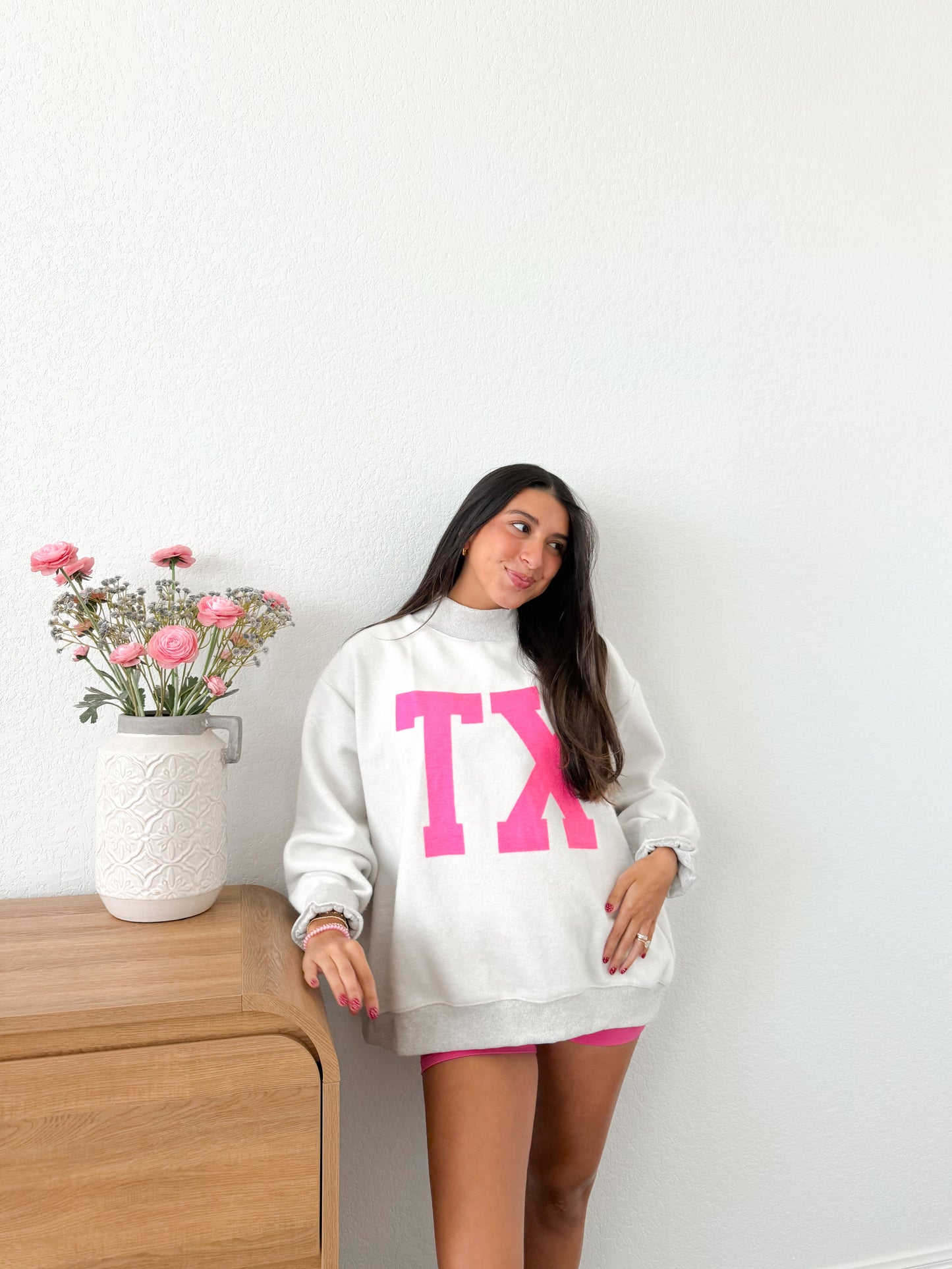 the TX gal mockneck