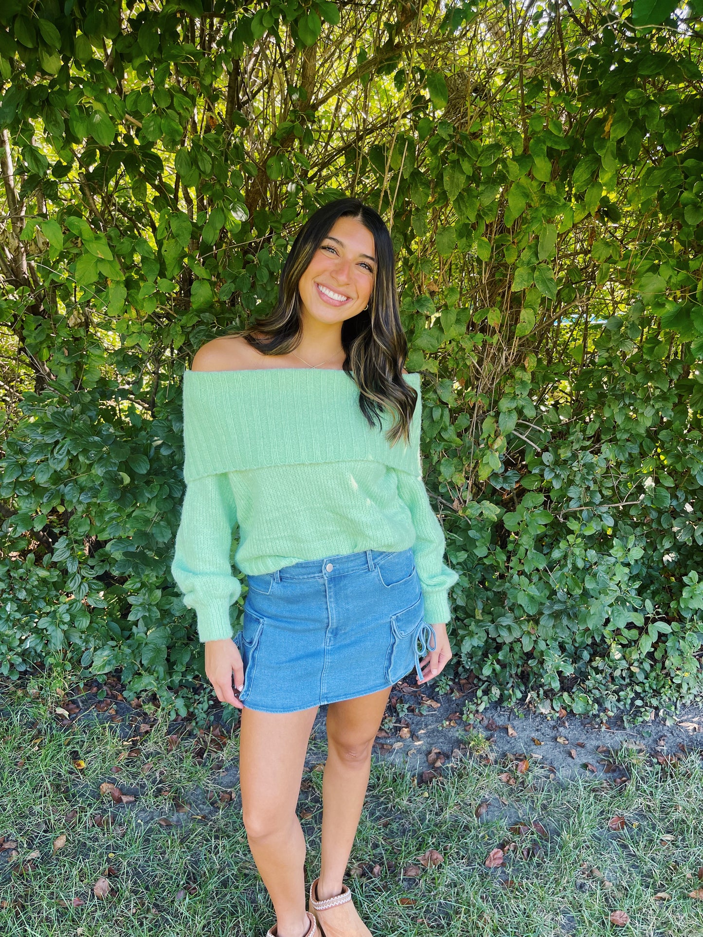key lime sweater top