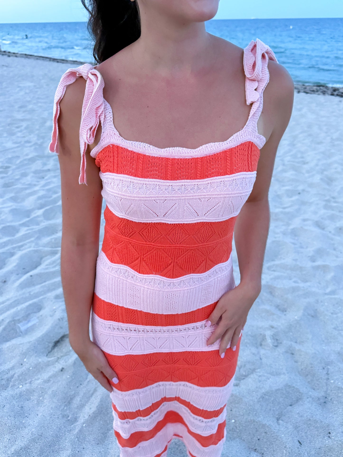 orange dream maxi dress