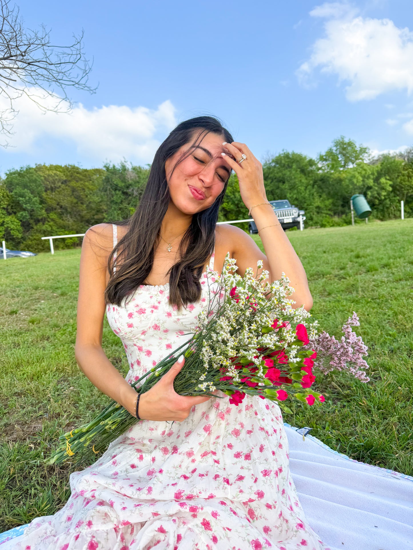 garden fairy midi dress