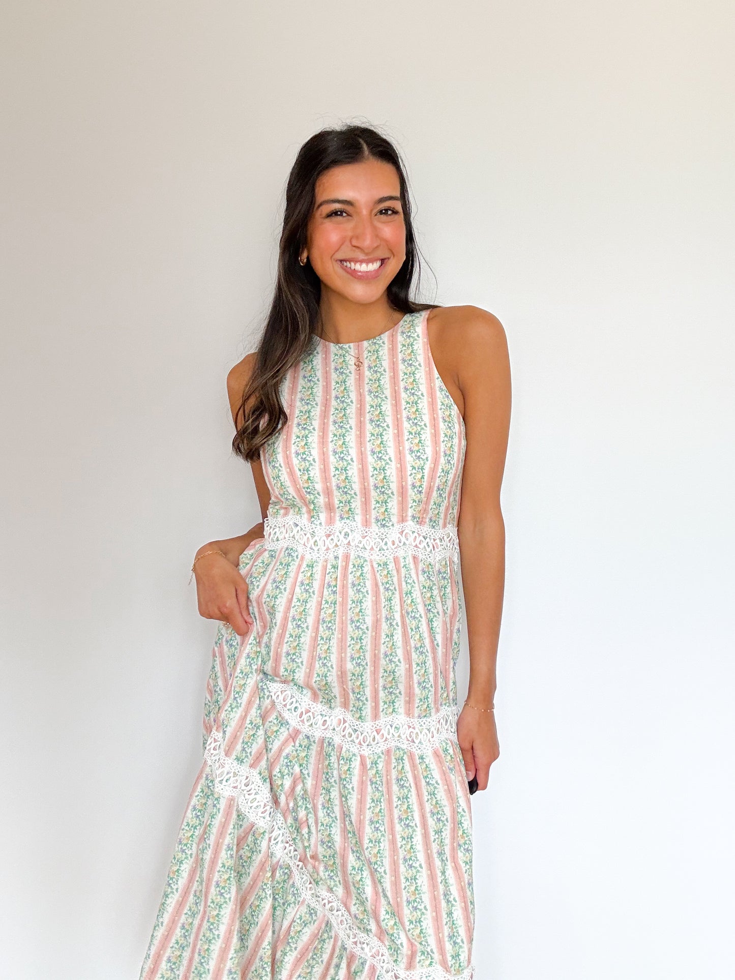 girl brunch midi dress
