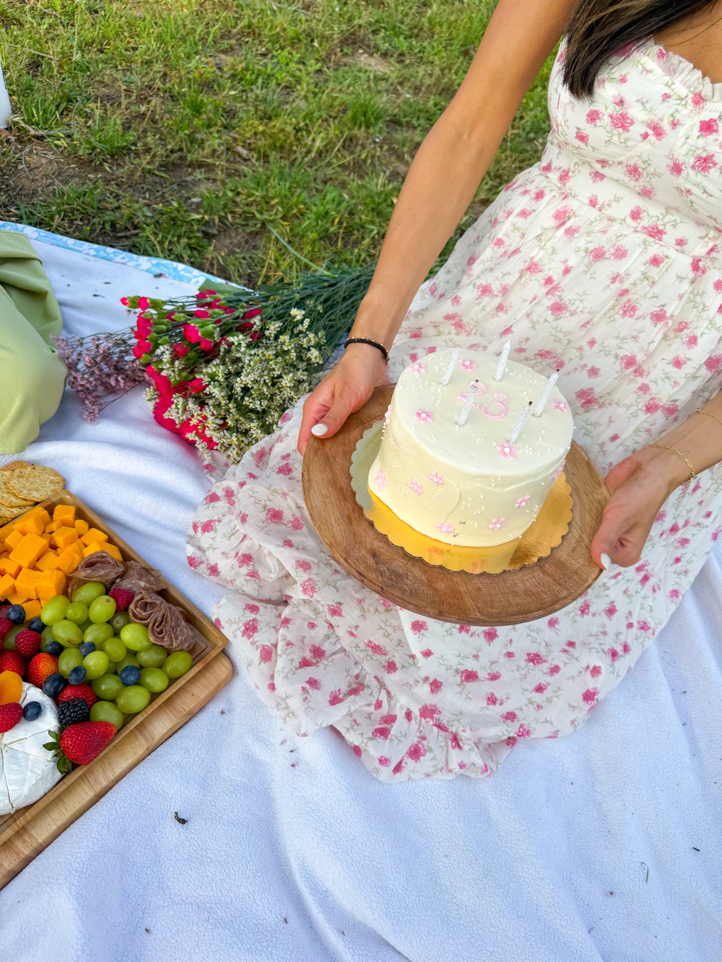 garden fairy midi dress