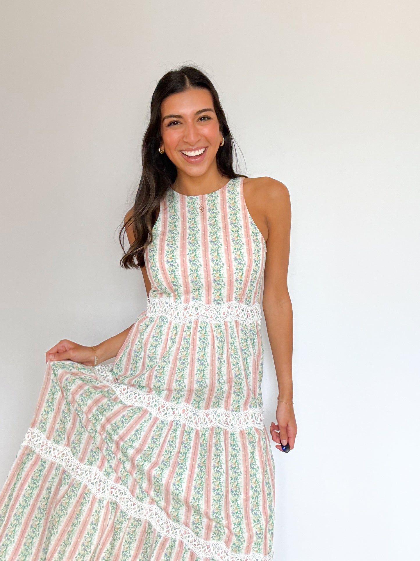 girl brunch midi dress