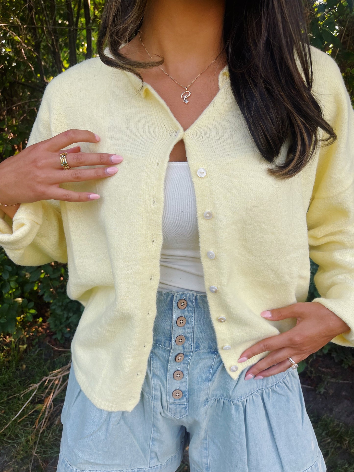the Lorie cardigan -BUTTER (PREORDER)