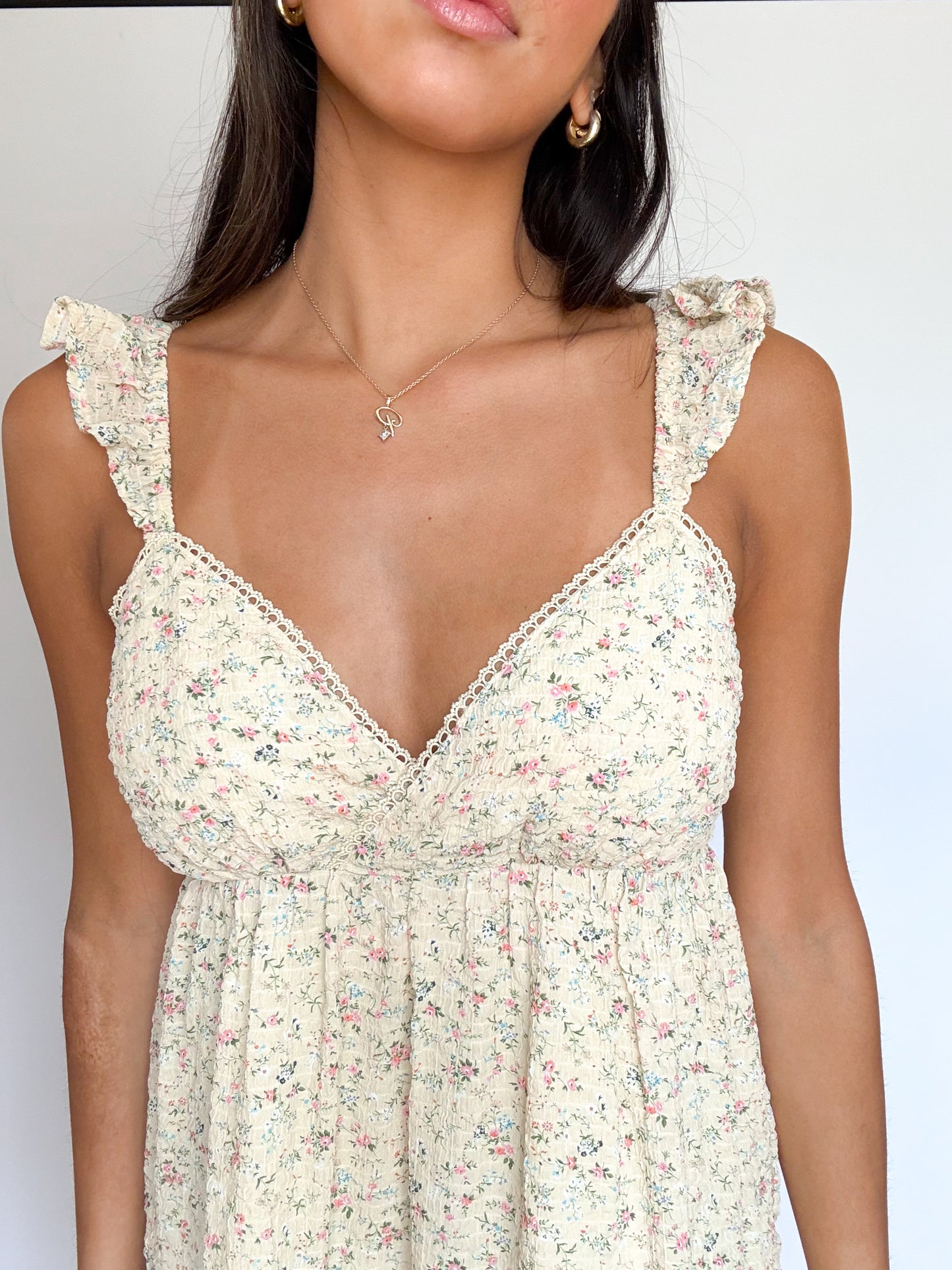 sunshine floral maxi dress
