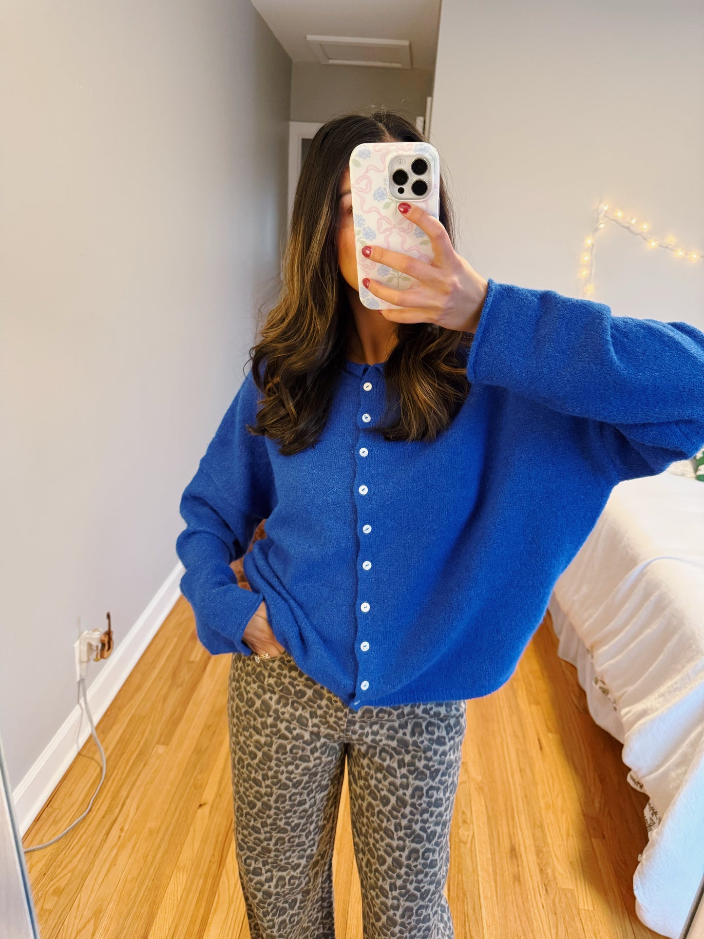the Lorie cardigan -BLUE (PREORDER)
