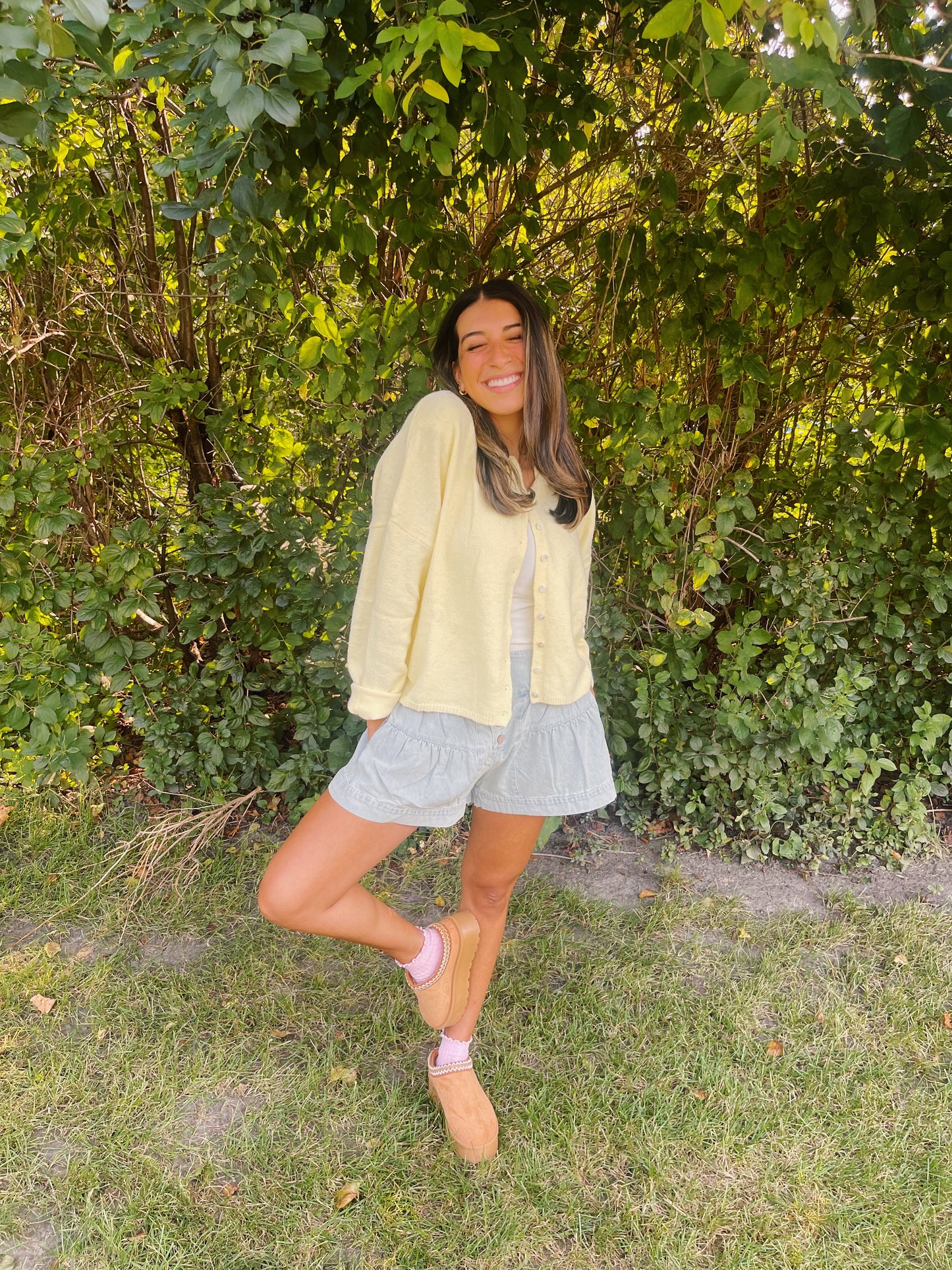the Lorie cardigan -BUTTER (PREORDER)