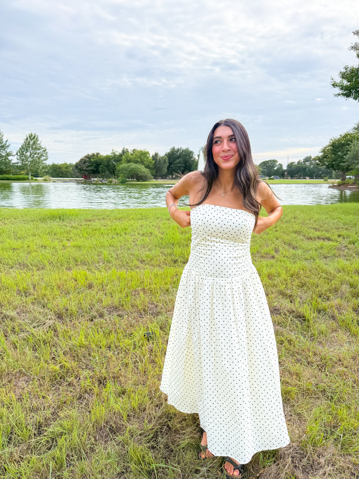 the Dottie maxi dress