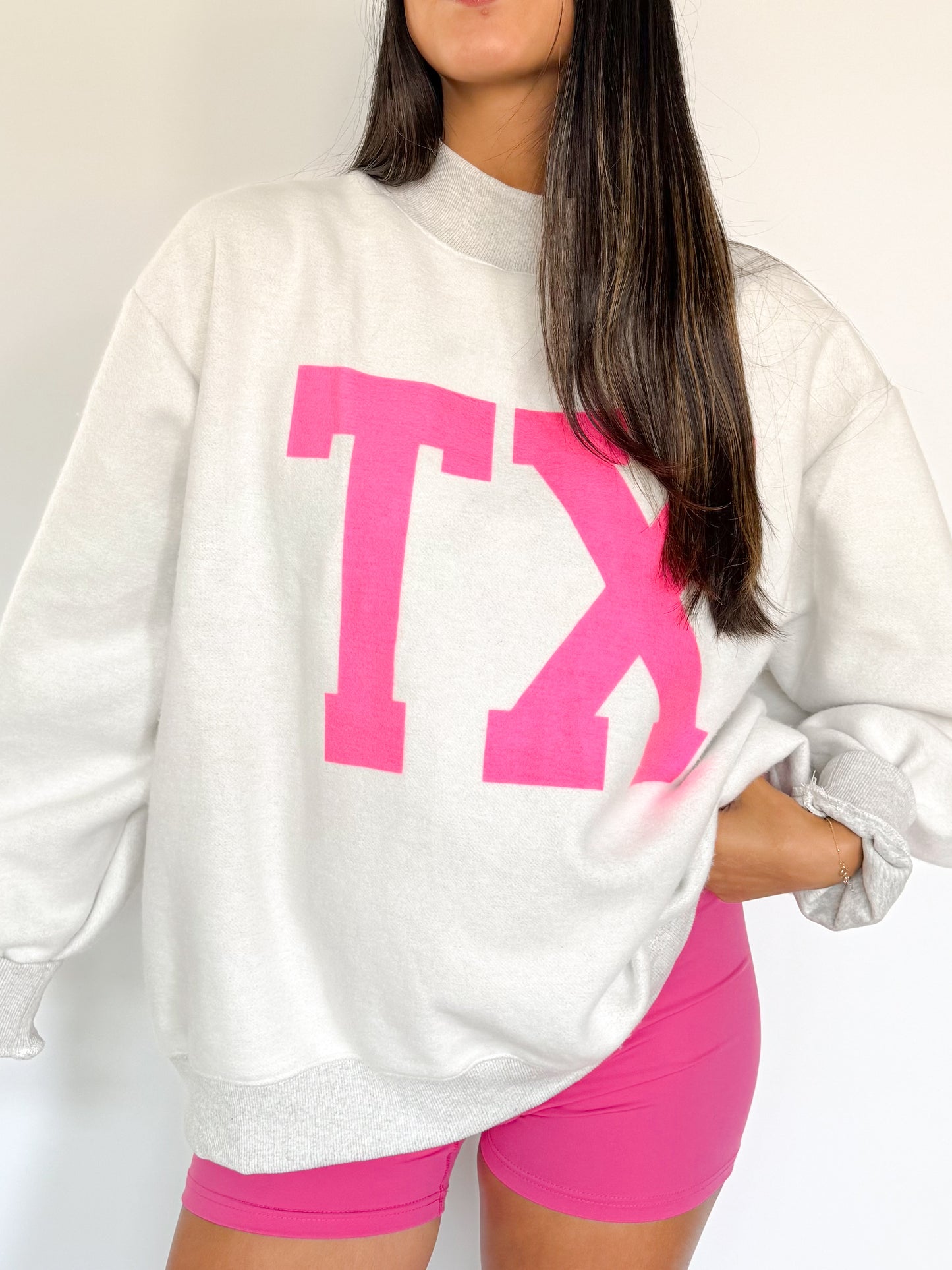 the TX gal mockneck