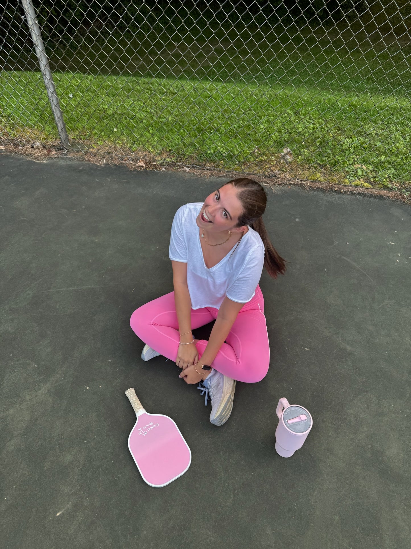 the active essential leggings -PINK