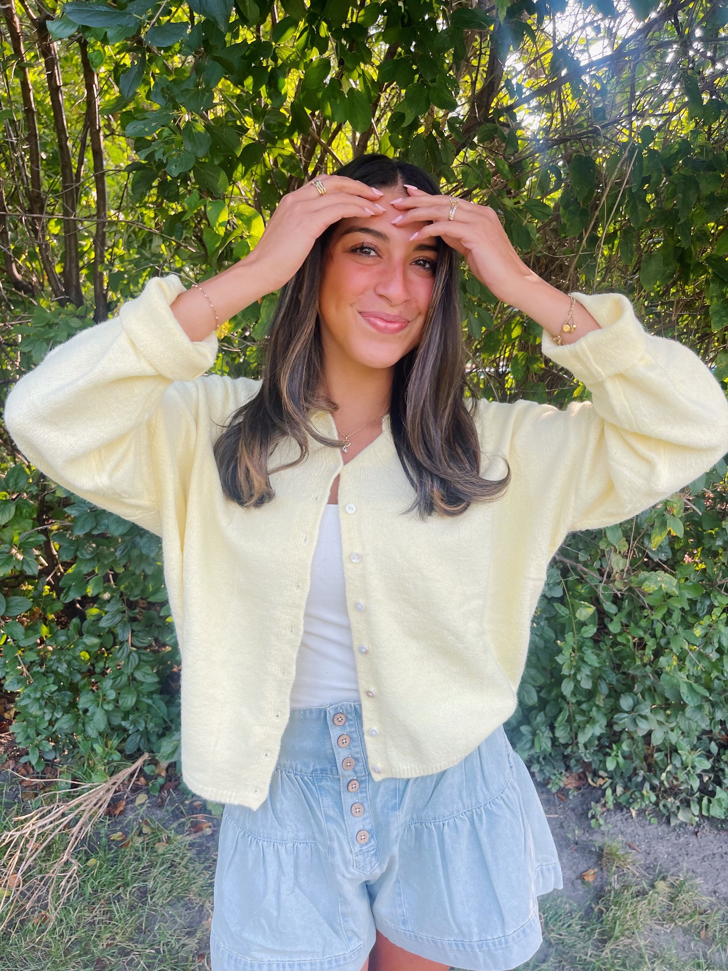 the Lorie cardigan -BUTTER (PREORDER)