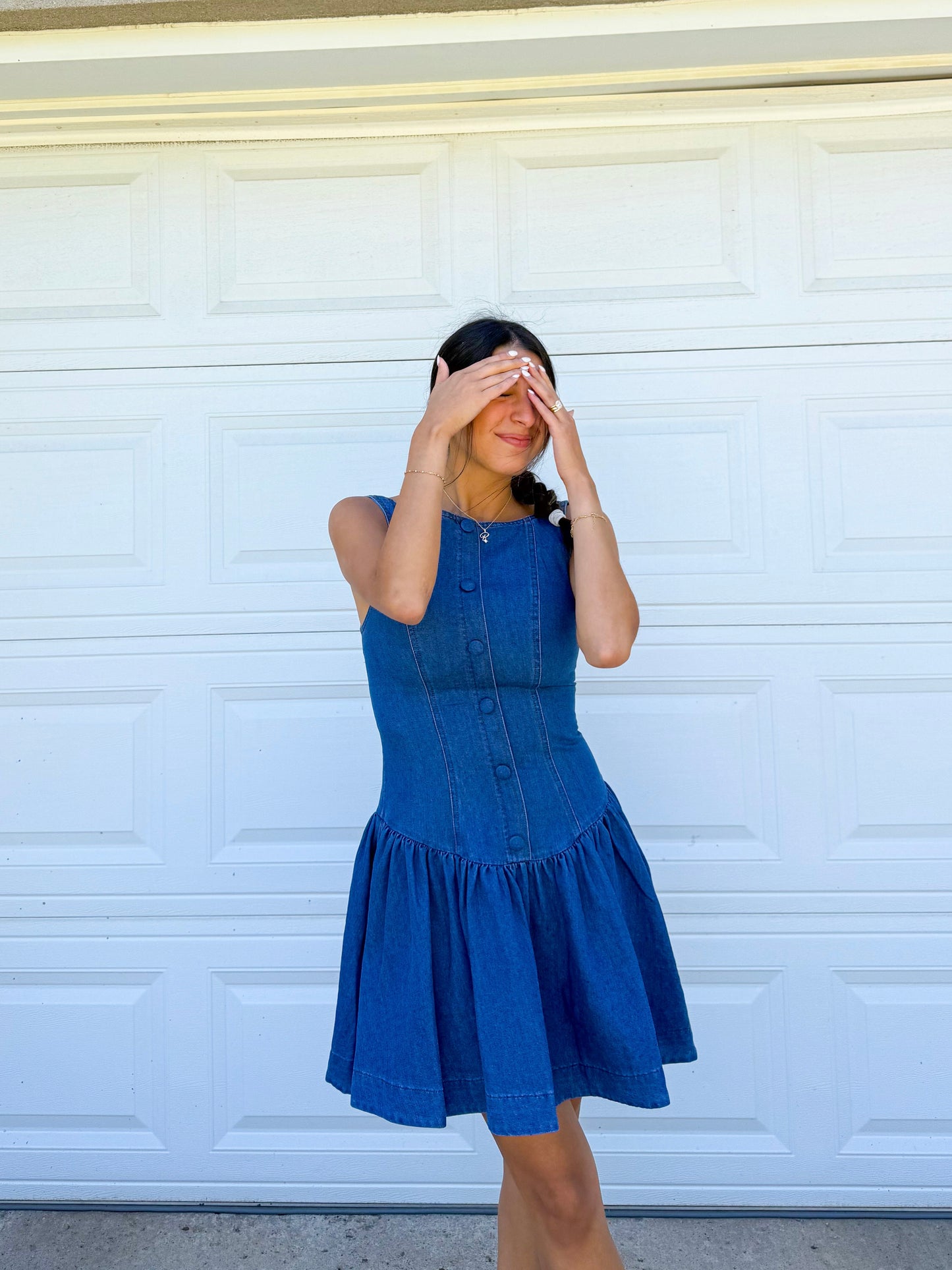 American pie denim dress