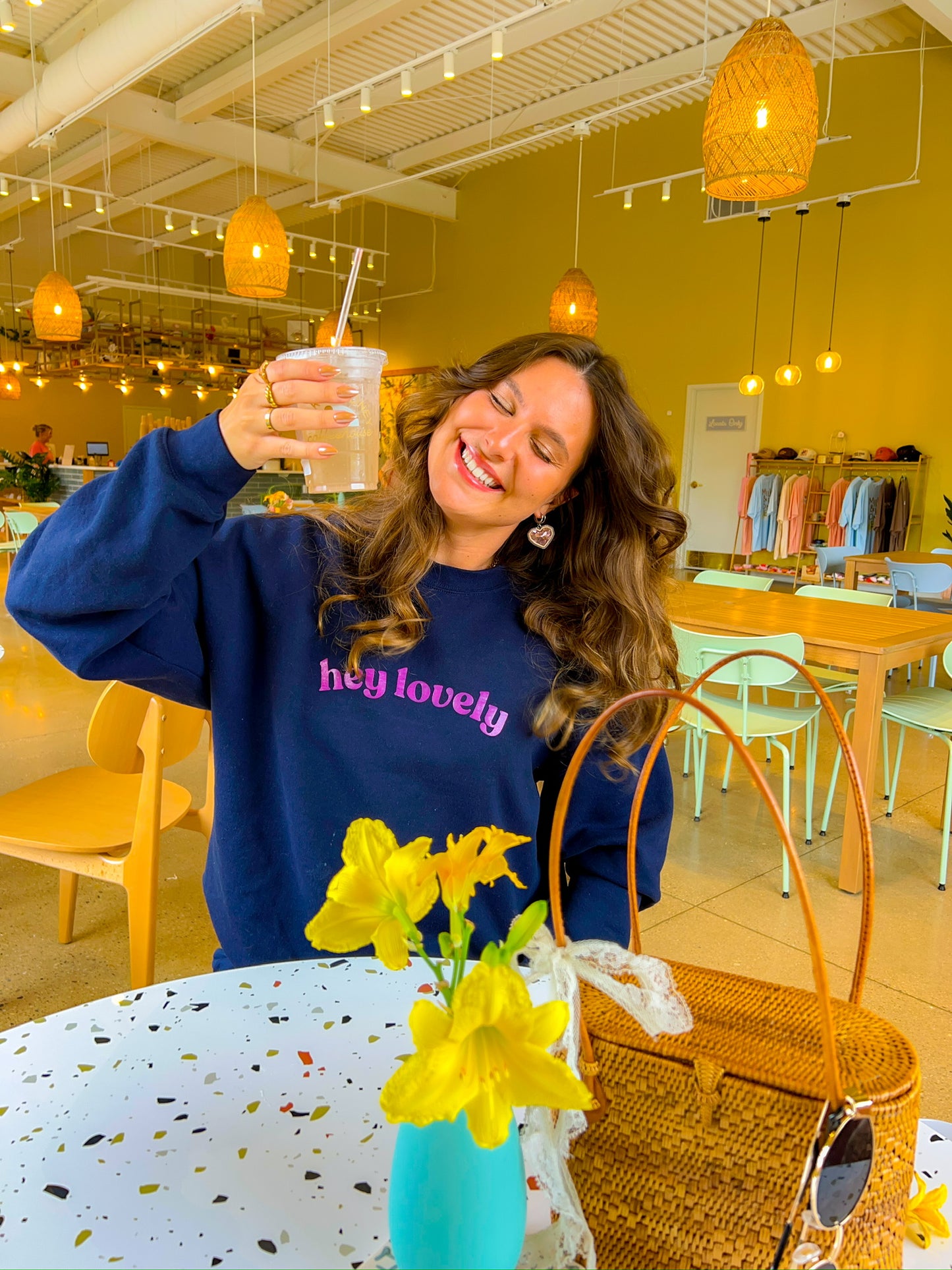 lovely club crewneck