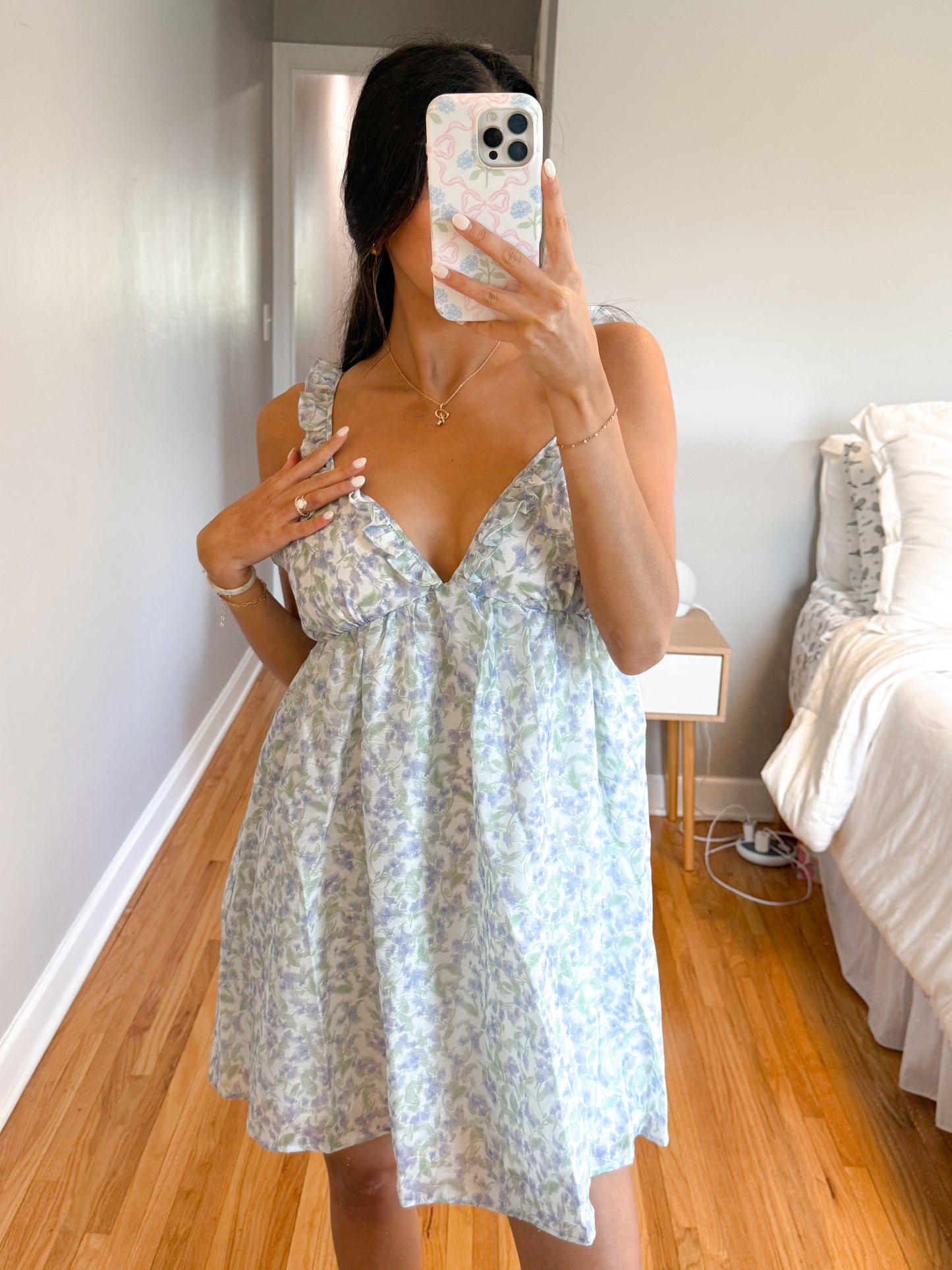 garden fairy babydoll dress