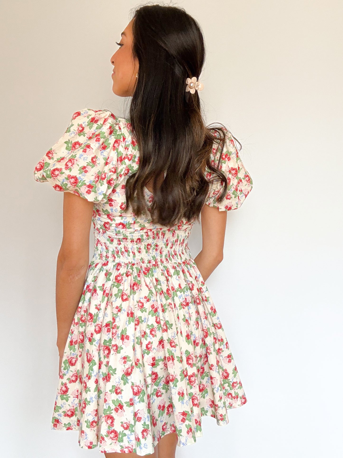 flower fields babydoll dress