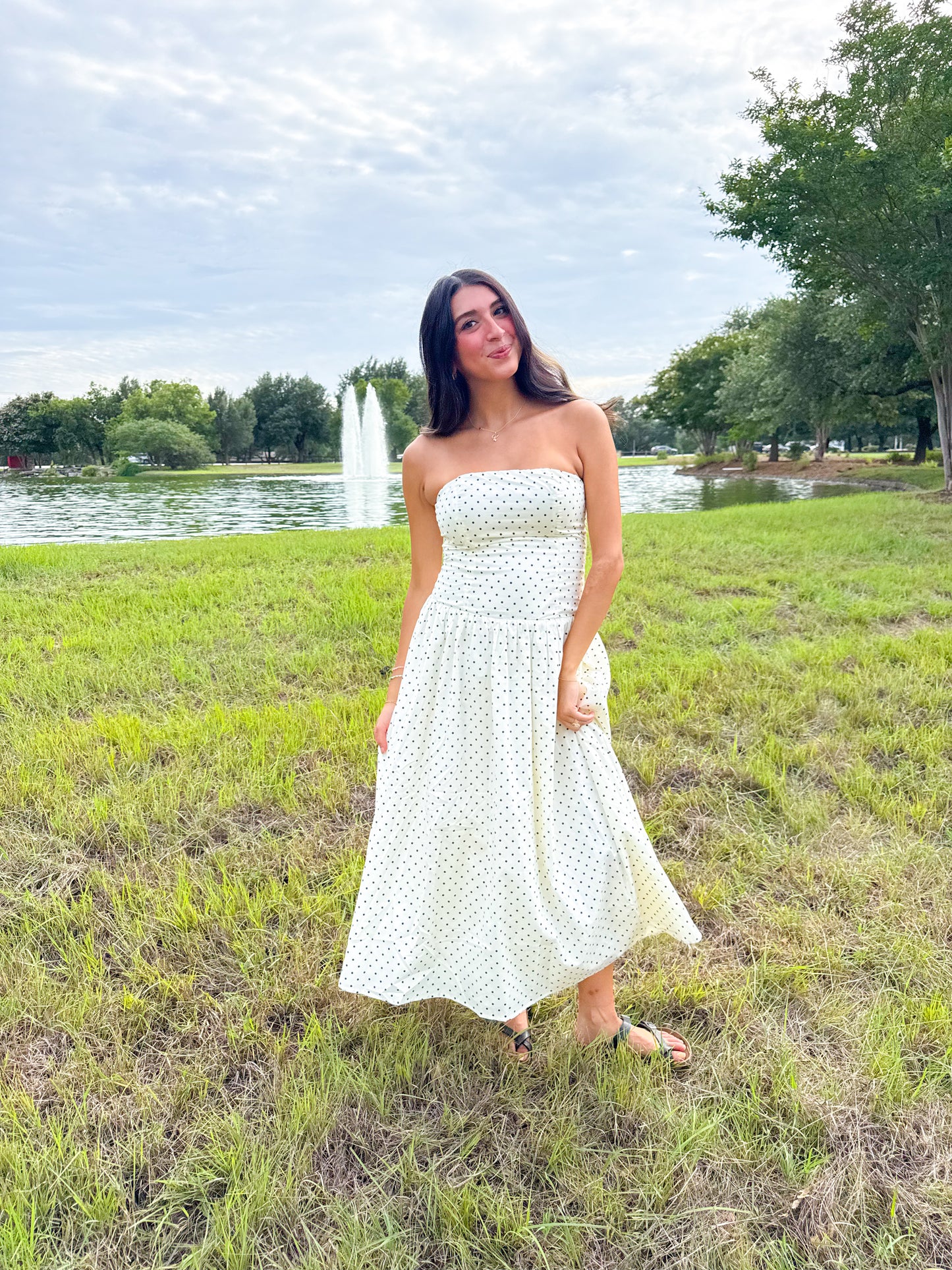 the Dottie maxi dress